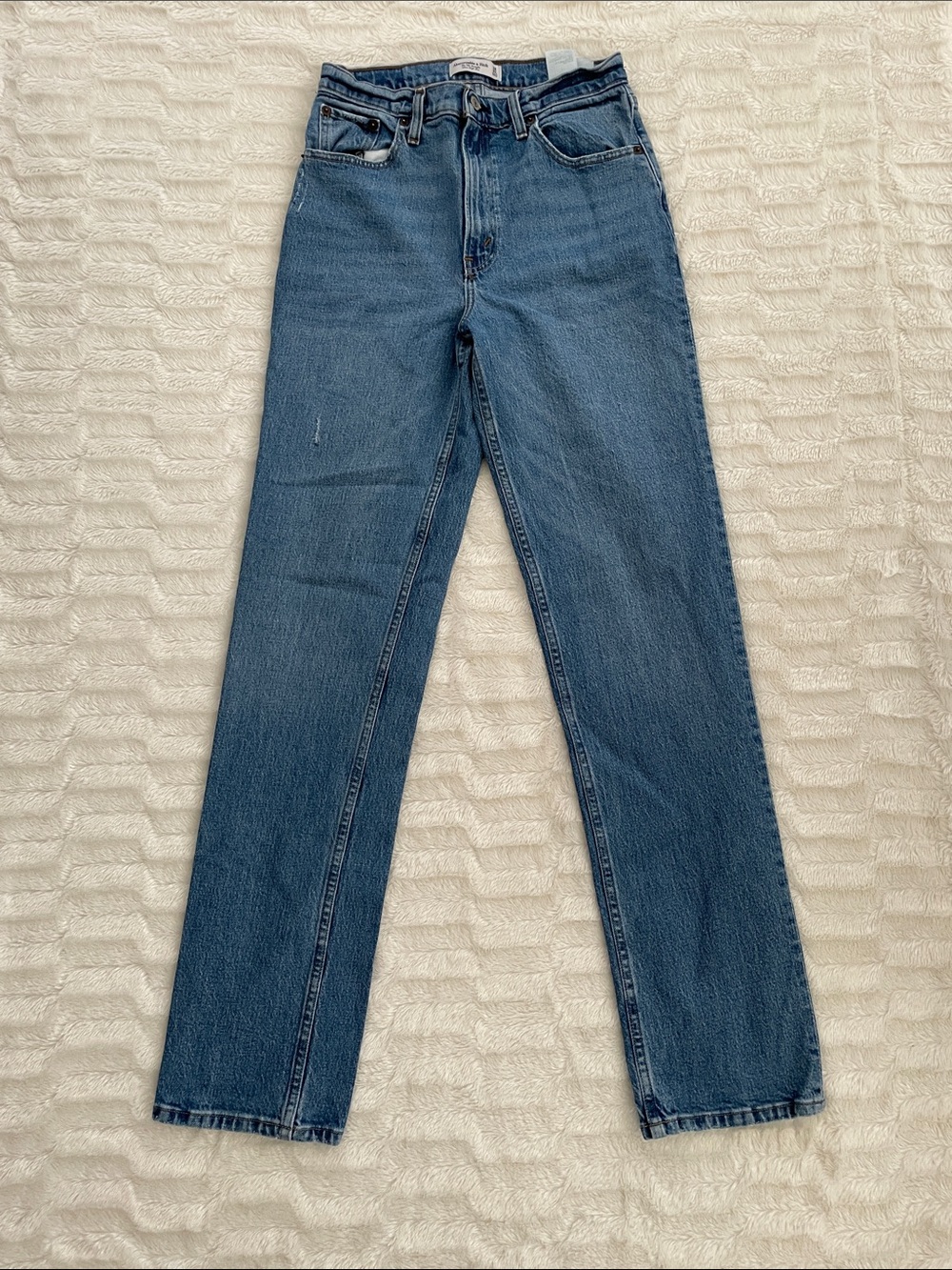 Abercrombie & Fitch Light Blue Denim High Rise Jeans